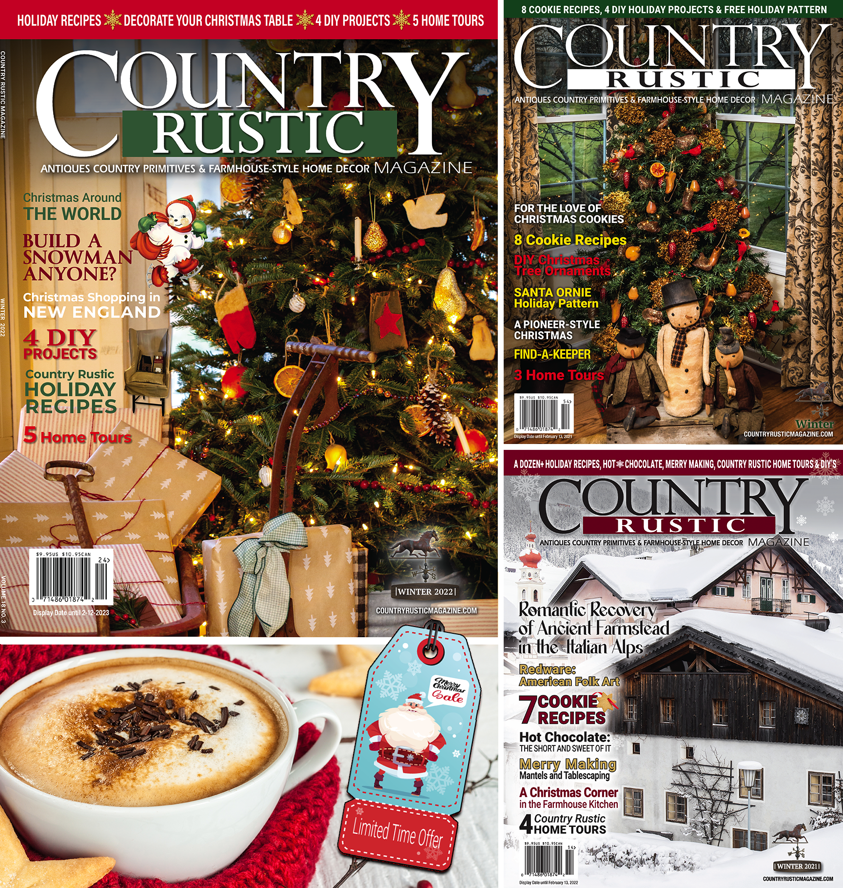 Country Rustic's Holiday Trio Sampler
