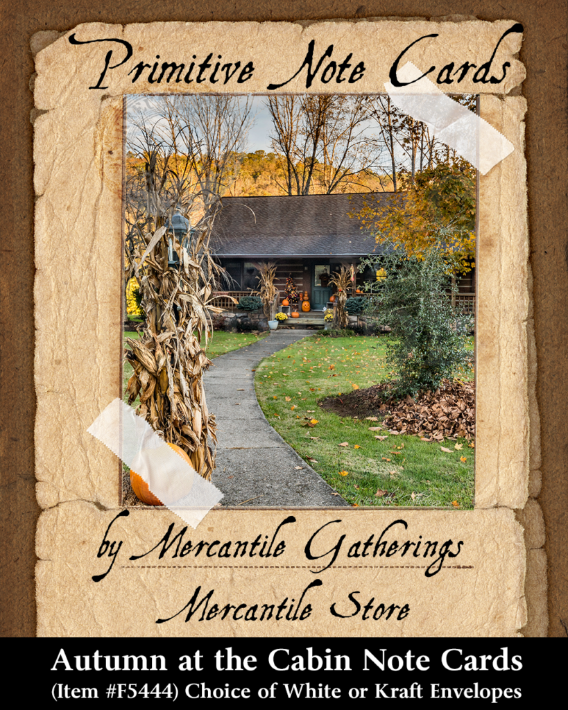 Autumn at the Cabin Note Cards - Country Rustic Magazine