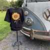 Country Rustic Magazine Sunflower T-Shirt (Black)